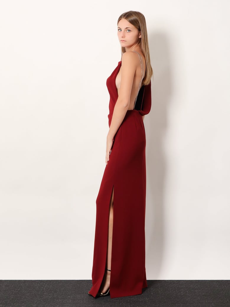 asymmetrical long dress by Selfnex