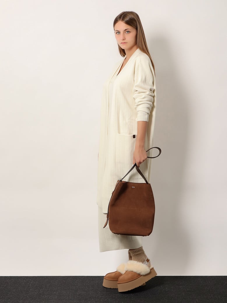 cashmere cardigan giusto white by Selfnex