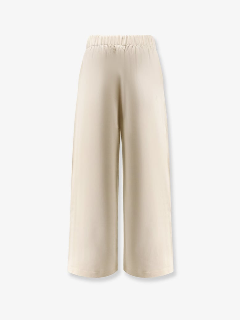 jogger trousers filovia silk-cotton white by Selfnex