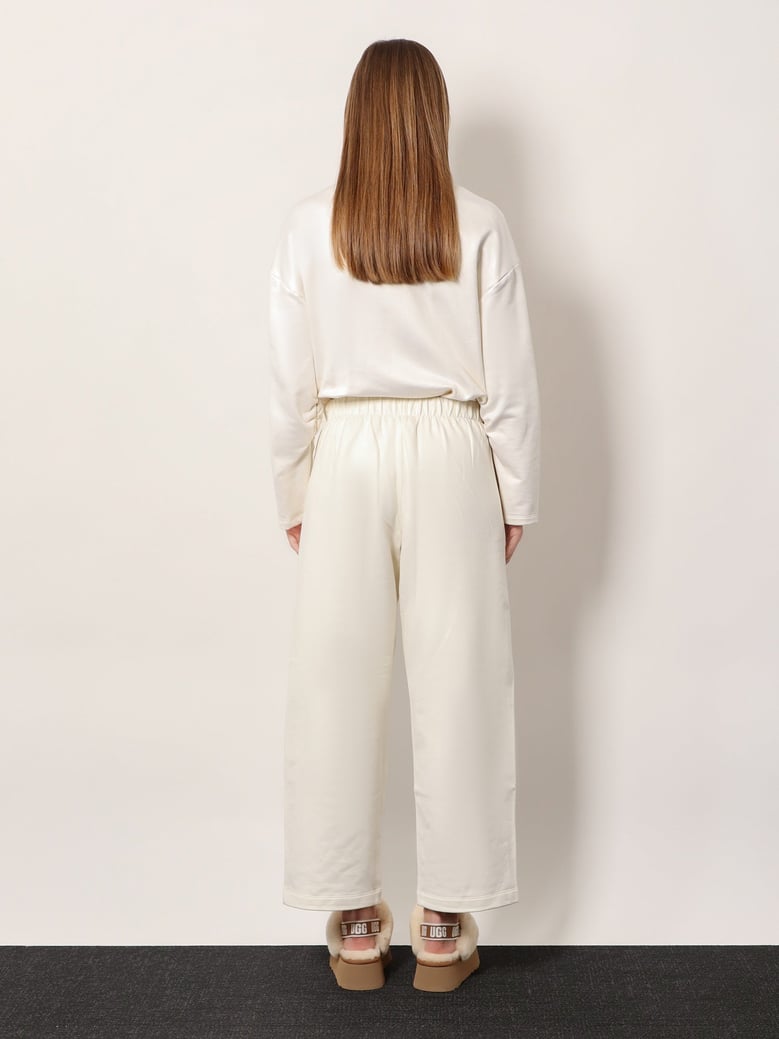 jogger trousers filovia silk-cotton white by Selfnex