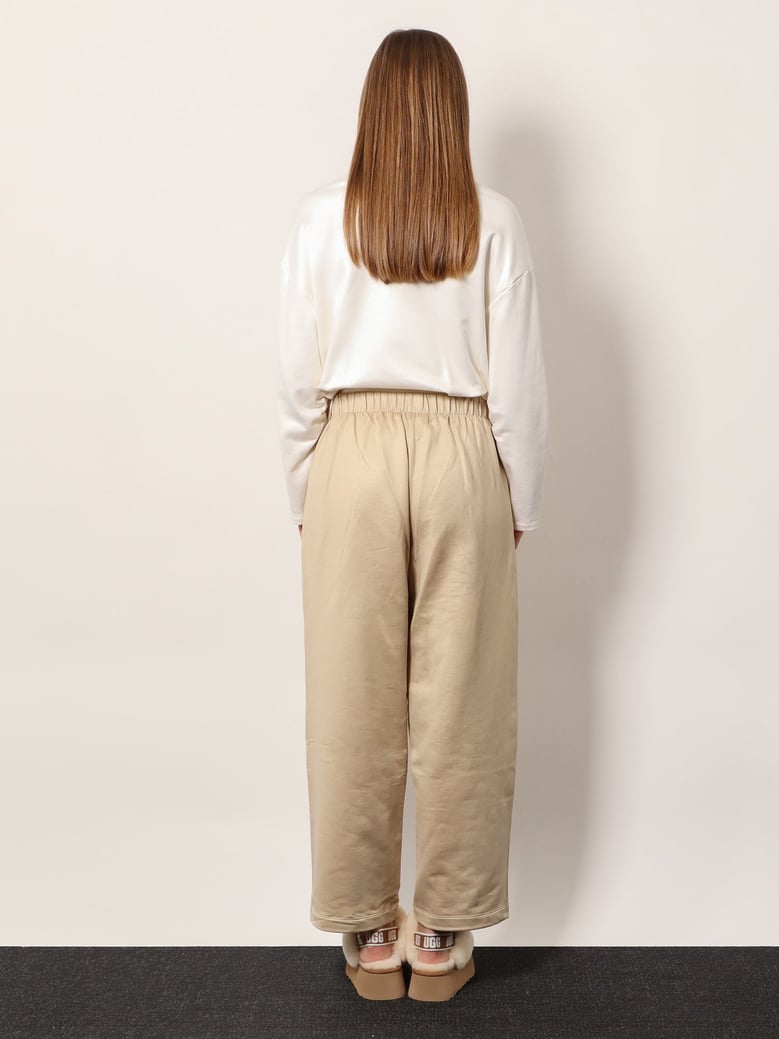 silk and cotton jogger trousers by Selfnex