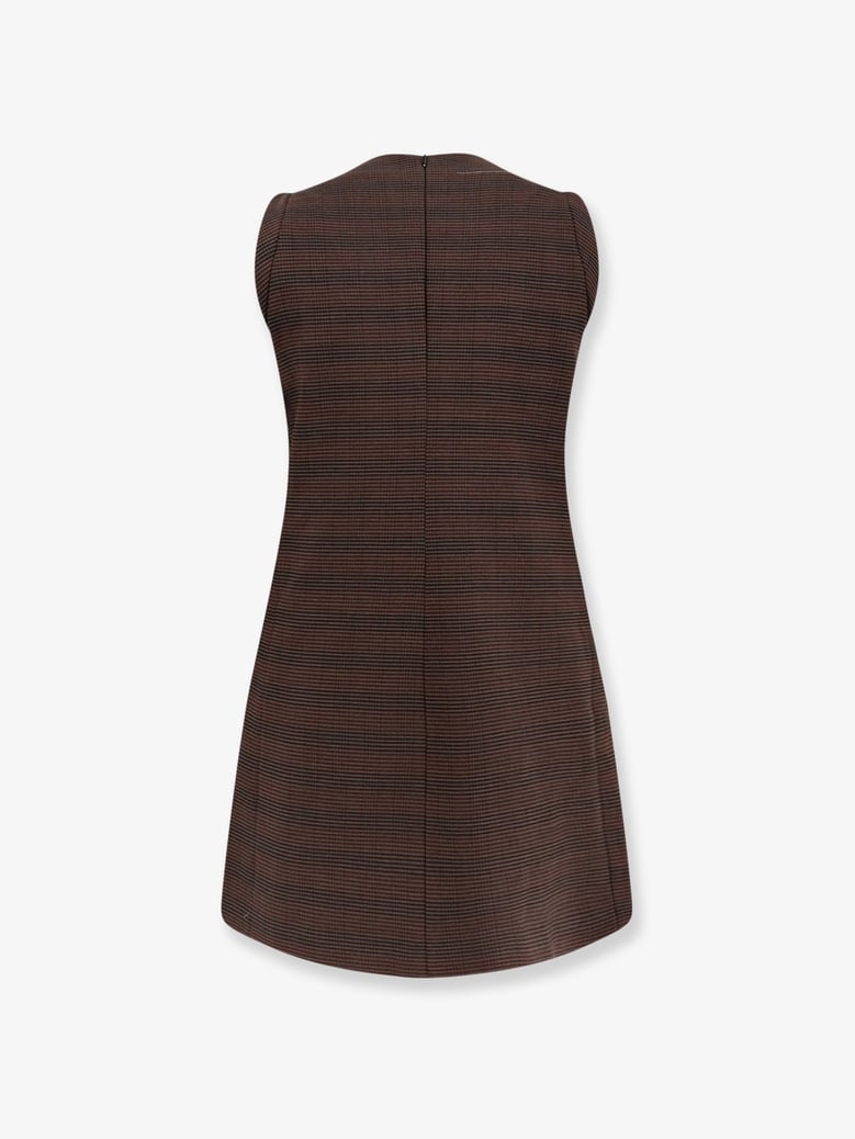 wool blend short dress by Selfnex