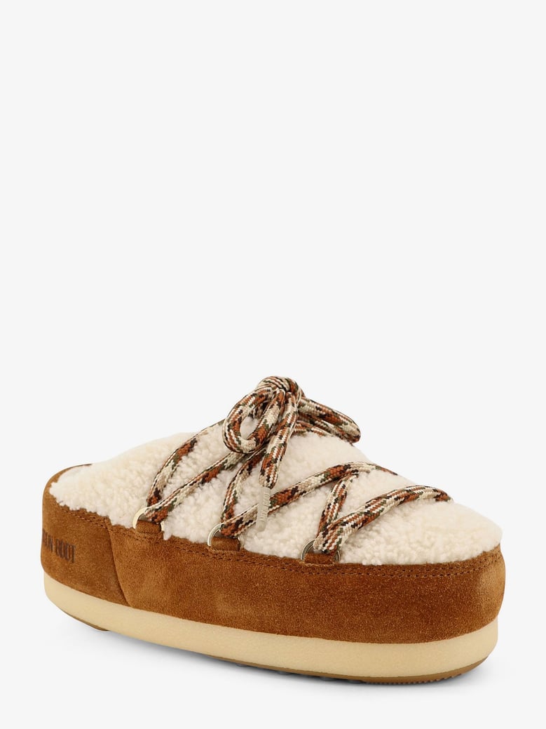 shearling and suede slip-on by Selfnex