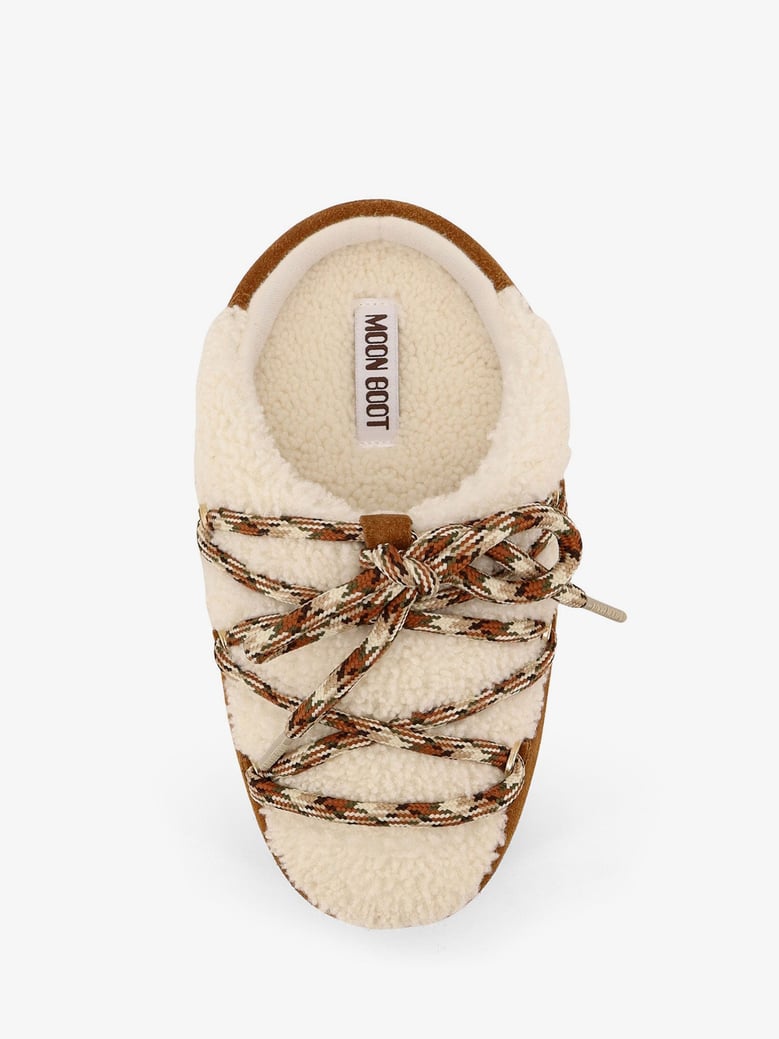 shearling and suede slip-on by Selfnex