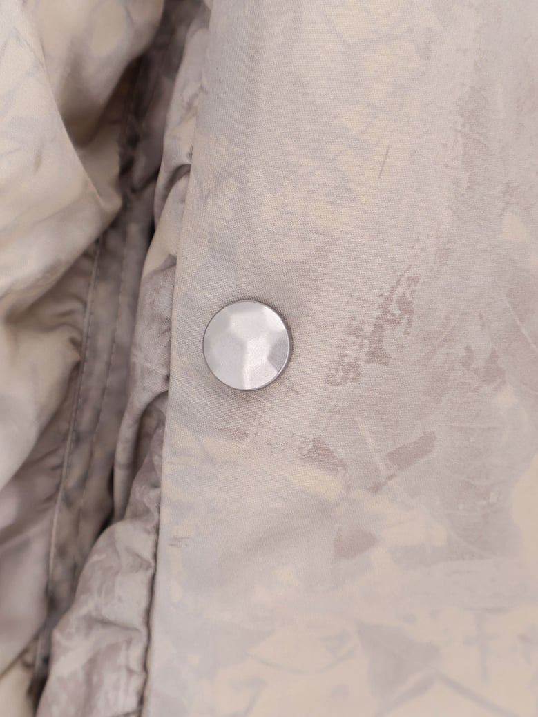 minimal printed fabric bomber by Selfnex