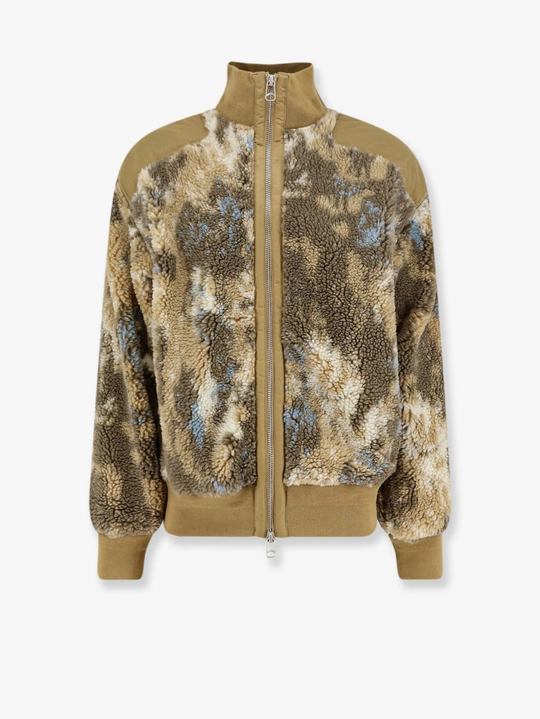 fleece synthetic fur bomber by Selfnex