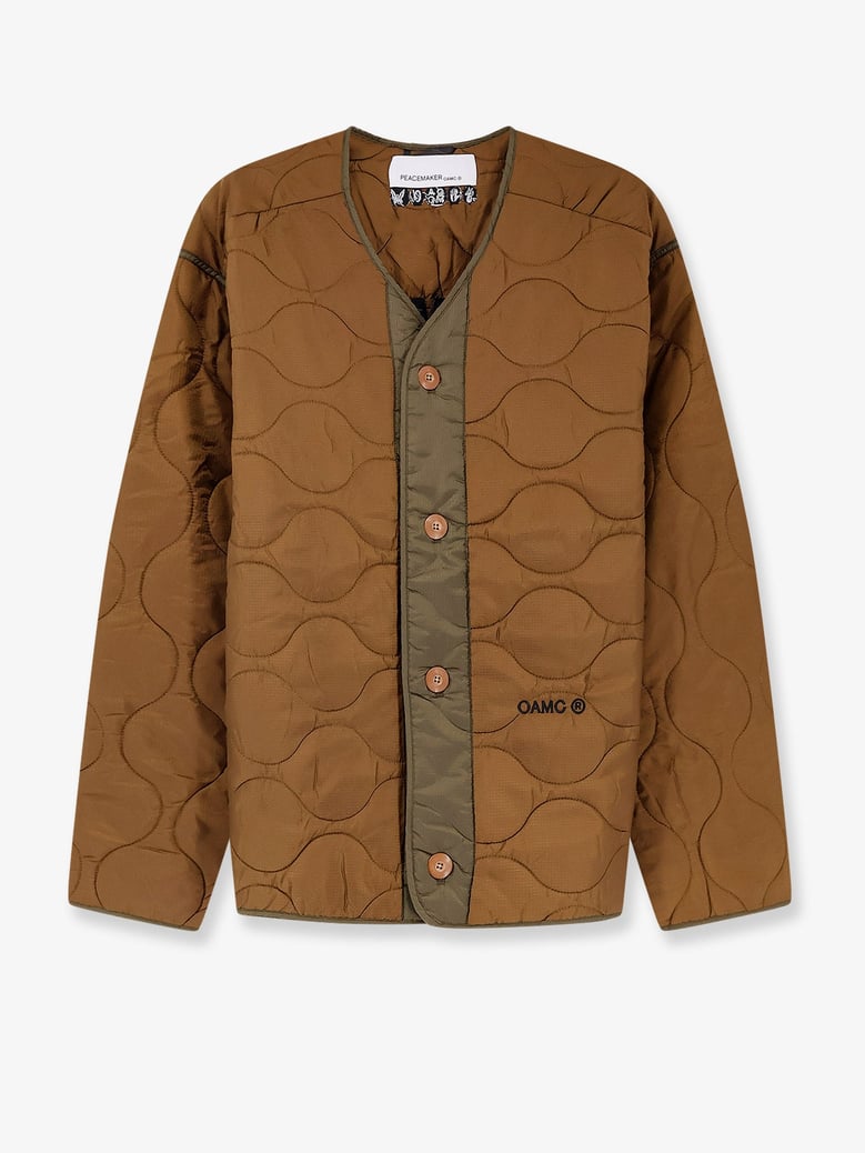 jacket combat liner quilted nylon brown by Selfnex
