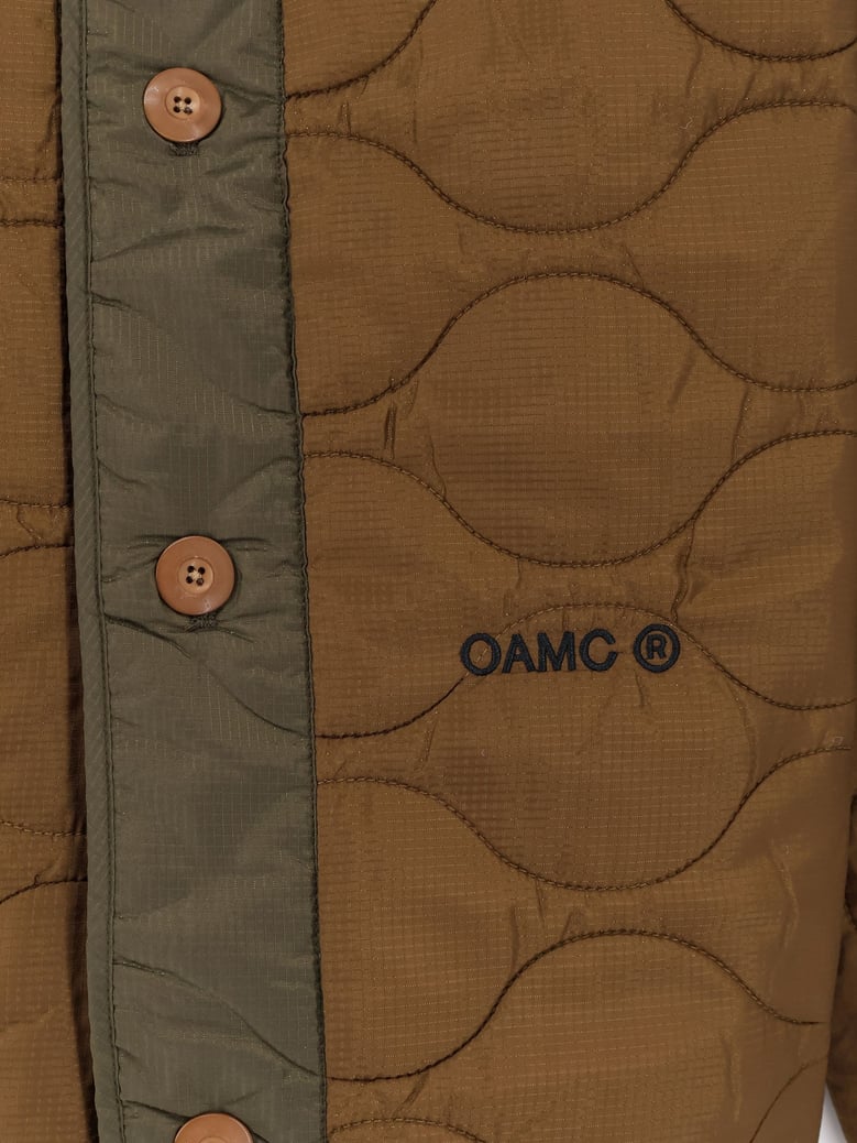 jacket combat liner quilted nylon brown by Selfnex
