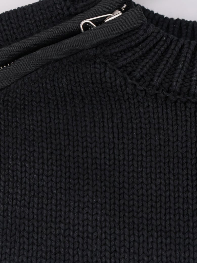 crew-neck cotton sweater by Selfnex
