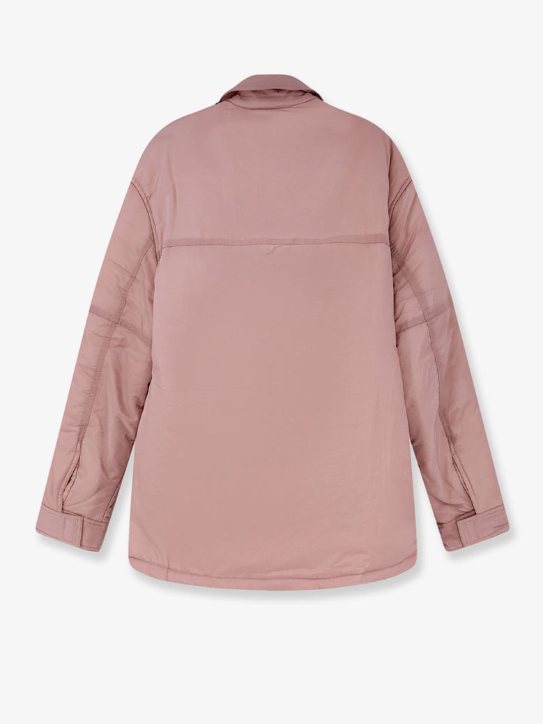 padded overshirt jacket pink by Selfnex