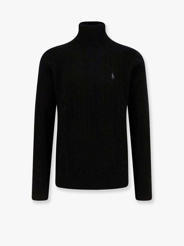 wool and cashmere sweater with logo by Selfnex