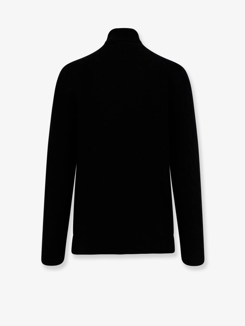 wool and cashmere sweater with logo by Selfnex