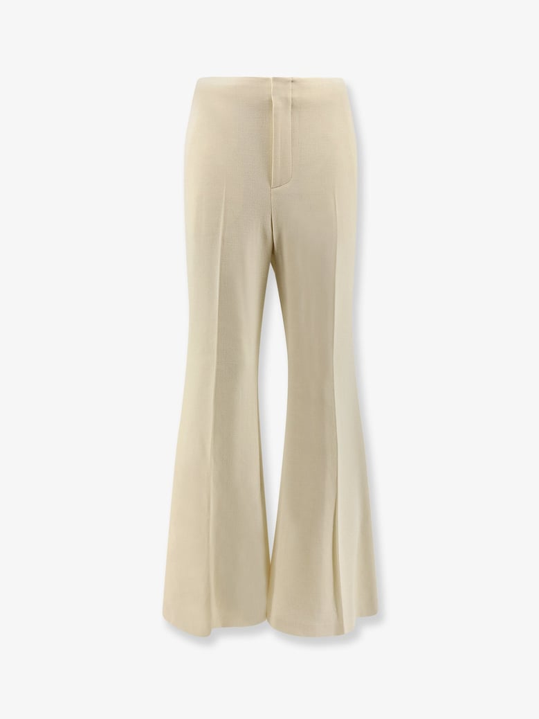 vonnie wool flared trousers by Selfnex