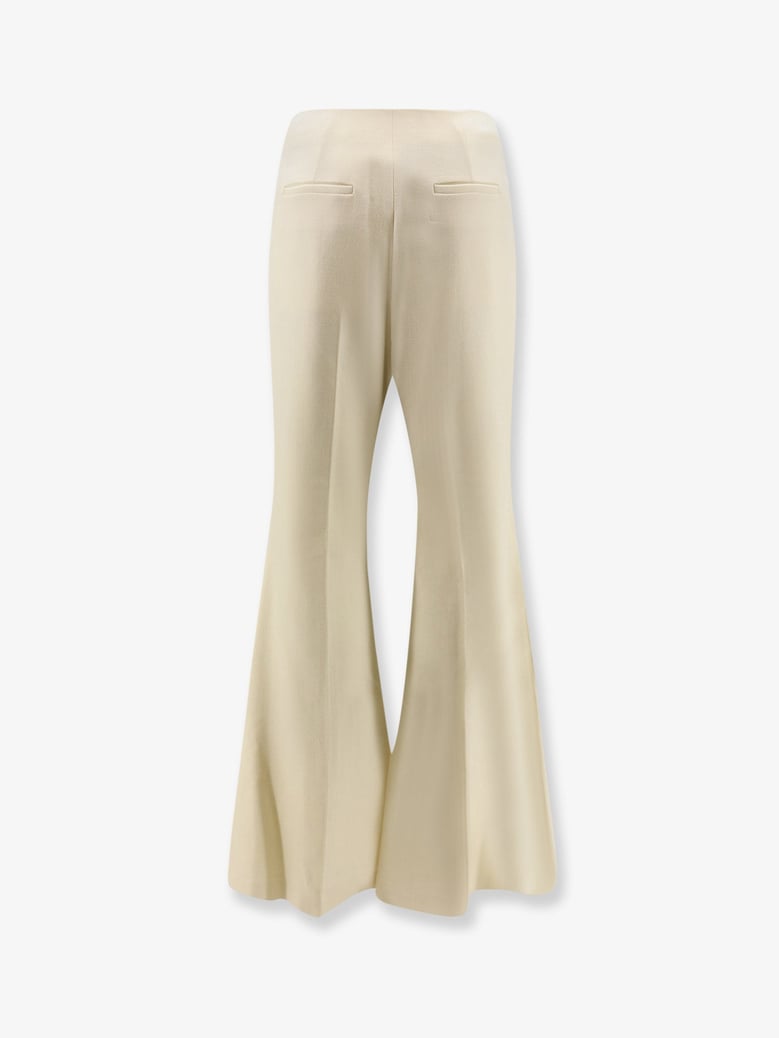 vonnie wool flared trousers by Selfnex