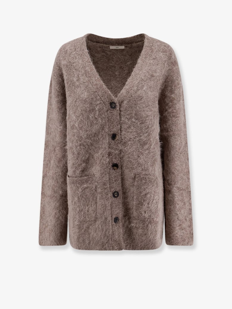 alpaca blend cardigan by Selfnex