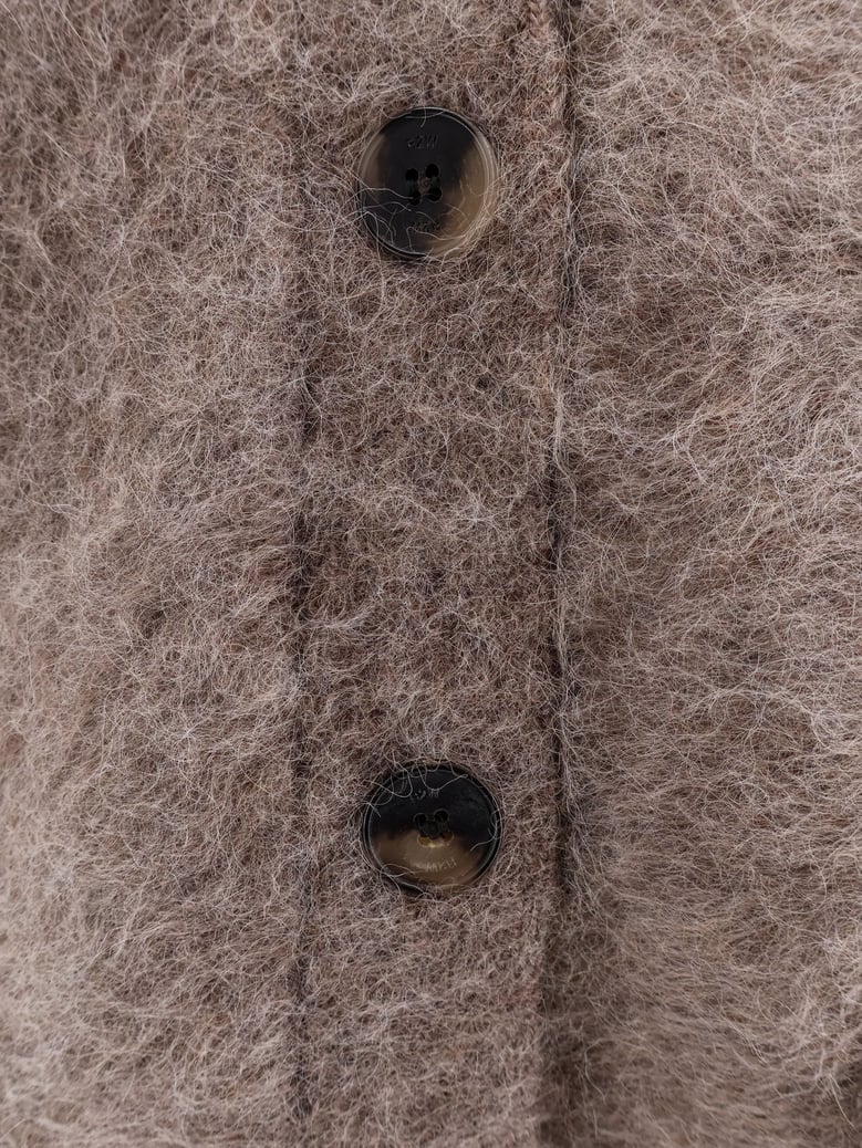 alpaca blend cardigan by Selfnex