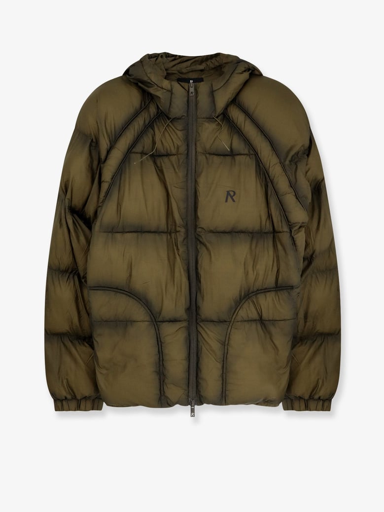 padded and quilted down jacket by Selfnex