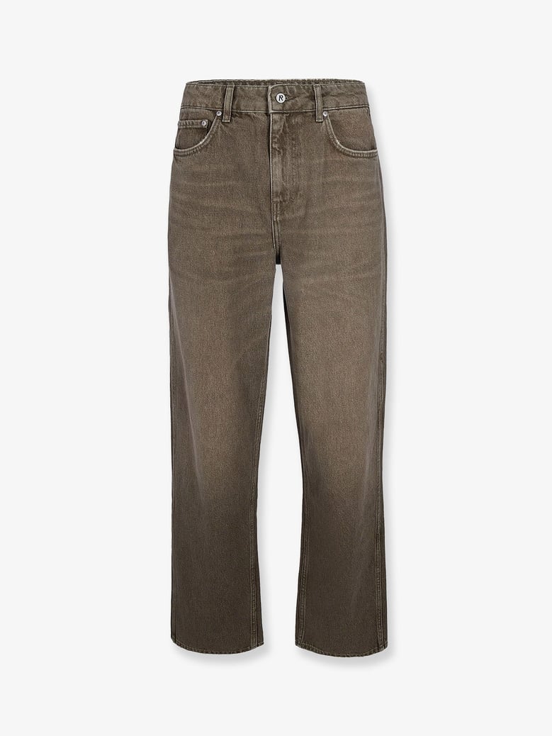 jeans with rewashed effect - brown by Selfnex