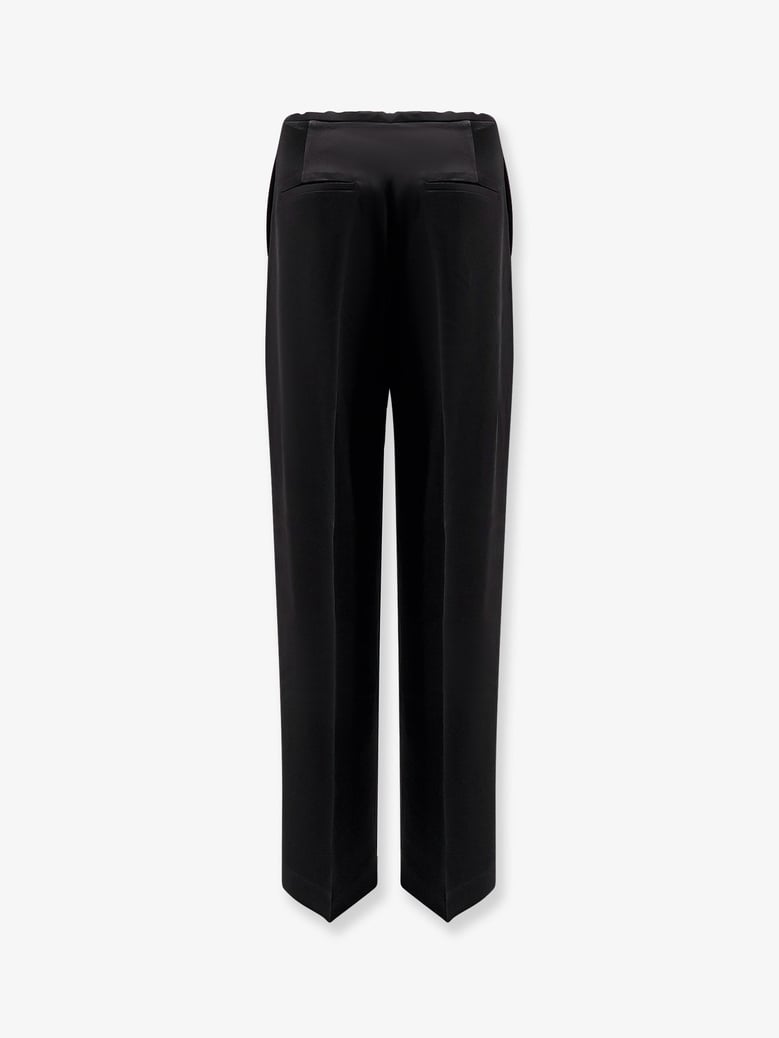 relaxed satin trousers by Selfnex