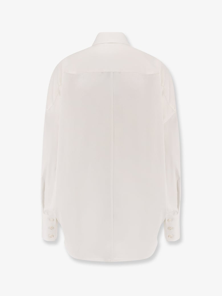 oversize satin shirt by Selfnex