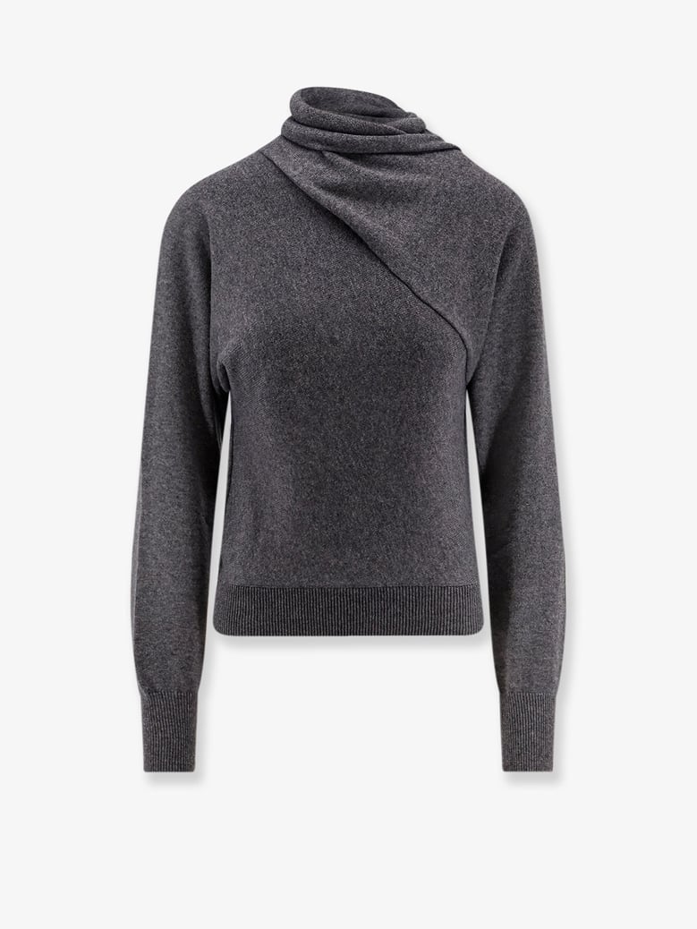 cashmere and cotton turtleneck sweater by Selfnex