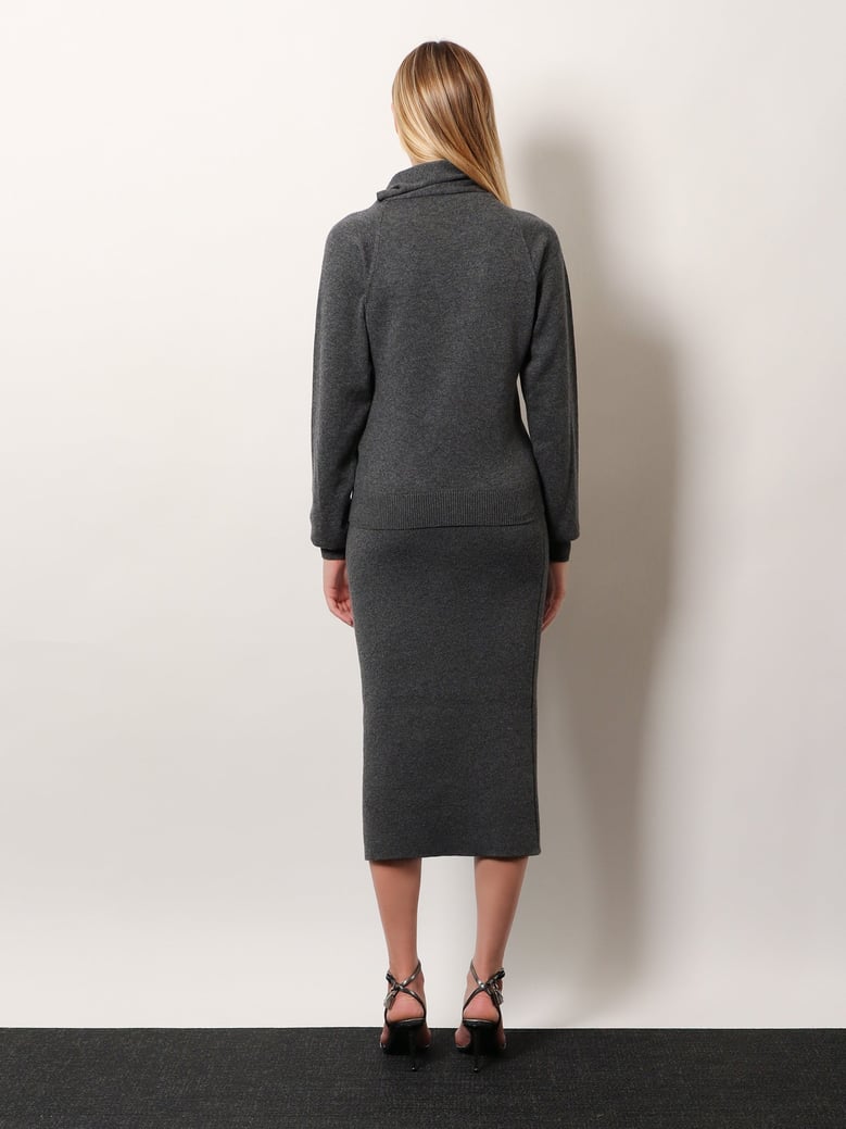 cashmere and cotton turtleneck sweater by Selfnex