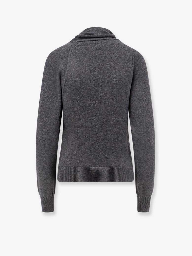 cashmere and cotton turtleneck sweater by Selfnex