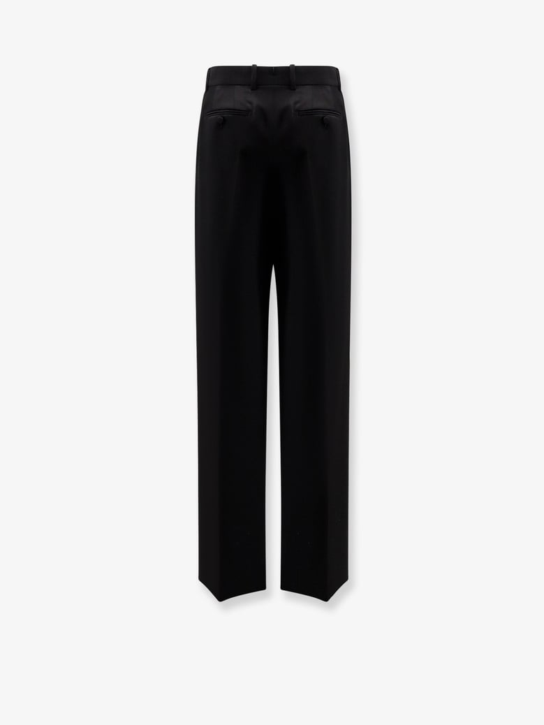 pleated wool trousers by Selfnex