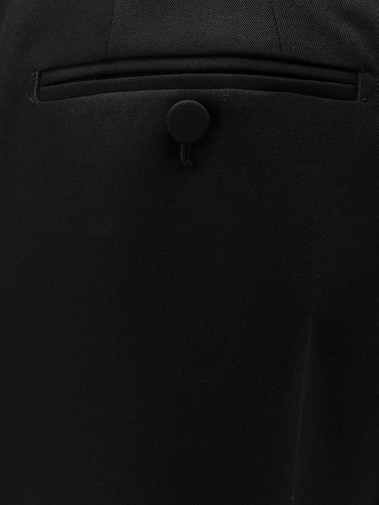 pleated wool trousers by Selfnex