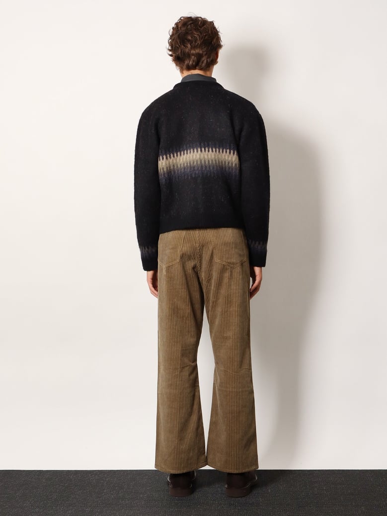 jacquard unisex alpaca cardigan by Selfnex