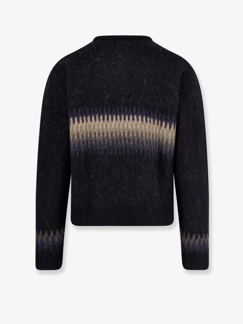 jacquard unisex alpaca cardigan by Selfnex