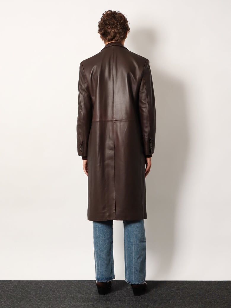 unisex leather coat by Selfnex