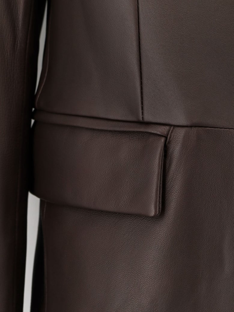 unisex leather coat by Selfnex