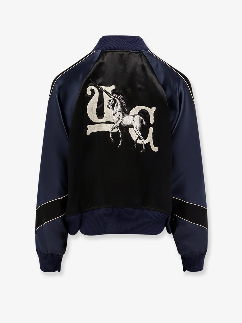 satin bomber jacket by Selfnex