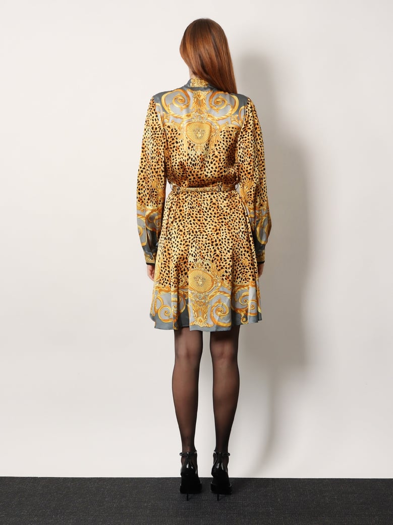 silk chemisier dress by Selfnex