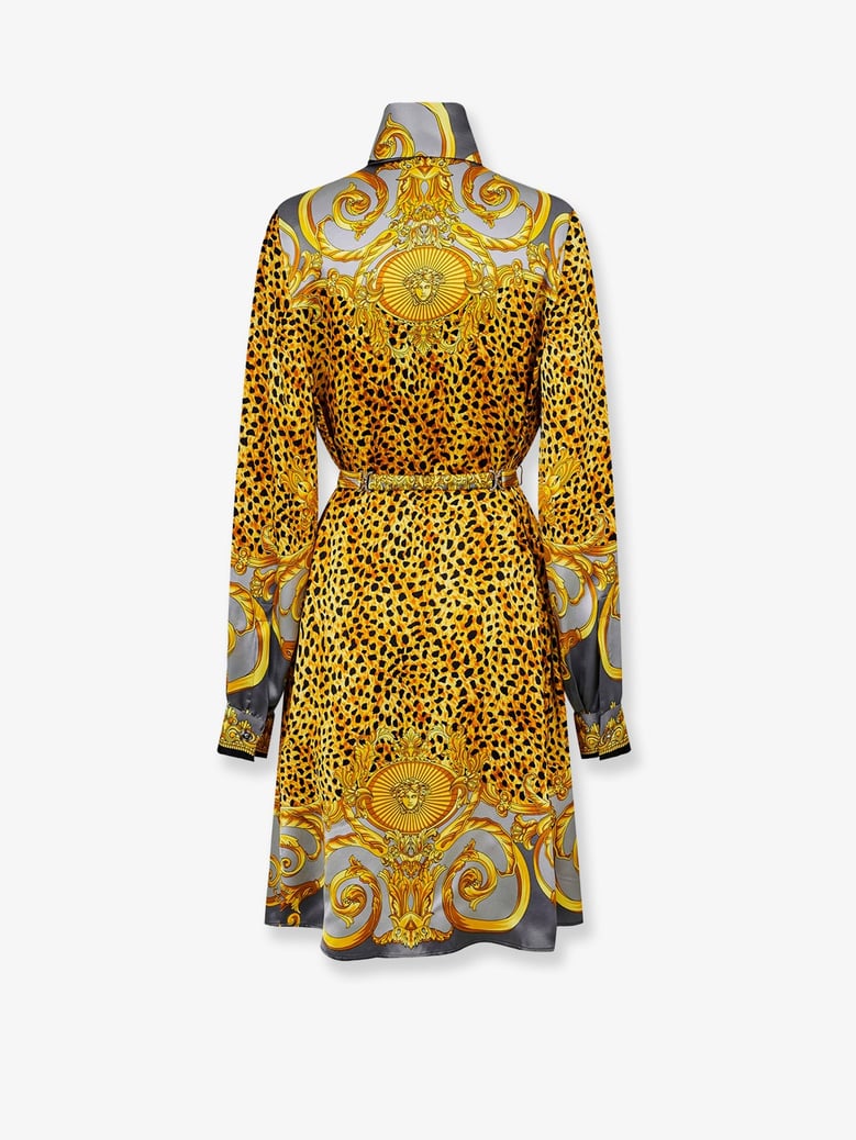 silk chemisier dress by Selfnex