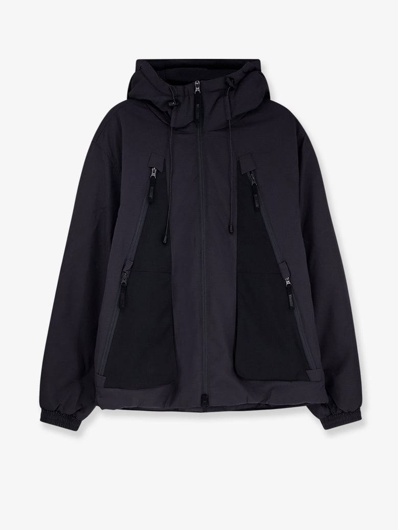 nylon jacket with adjustable hood by Selfnex