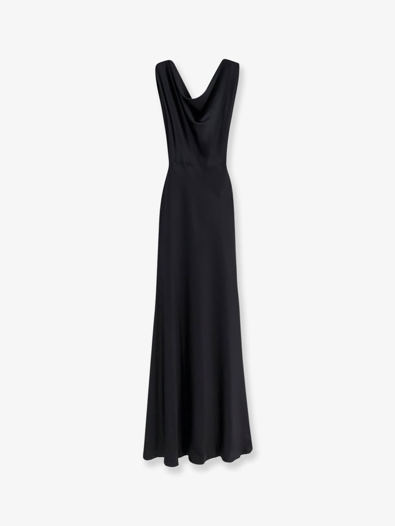 satin long dress by Selfnex