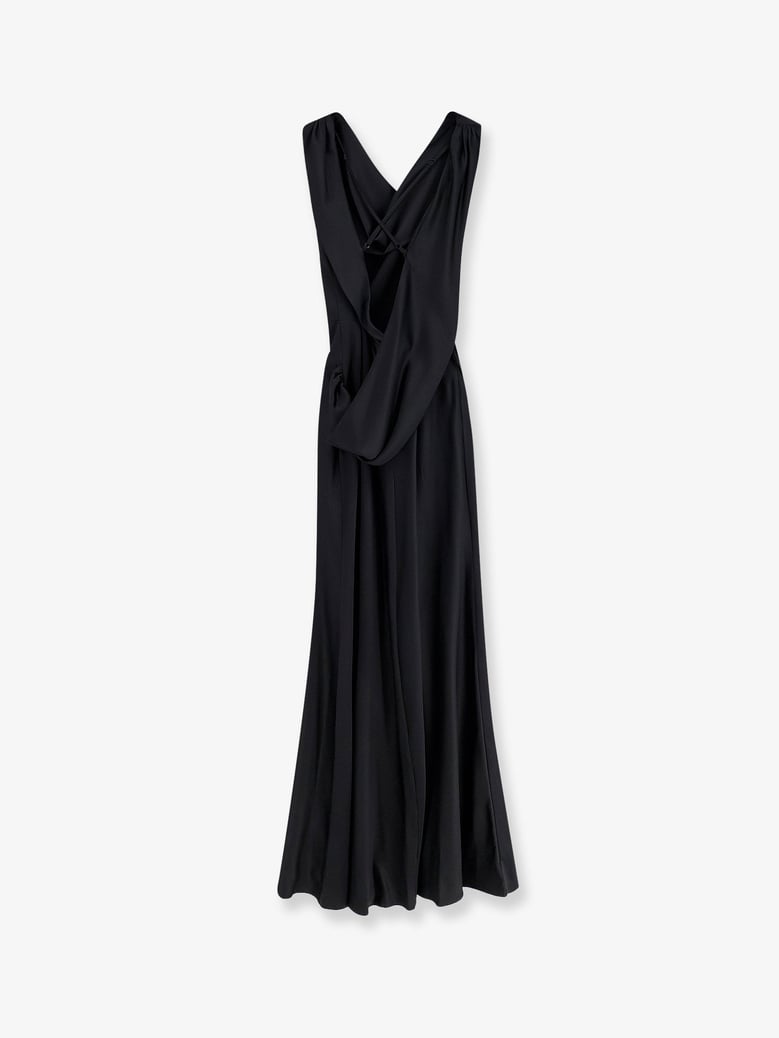 satin long dress by Selfnex