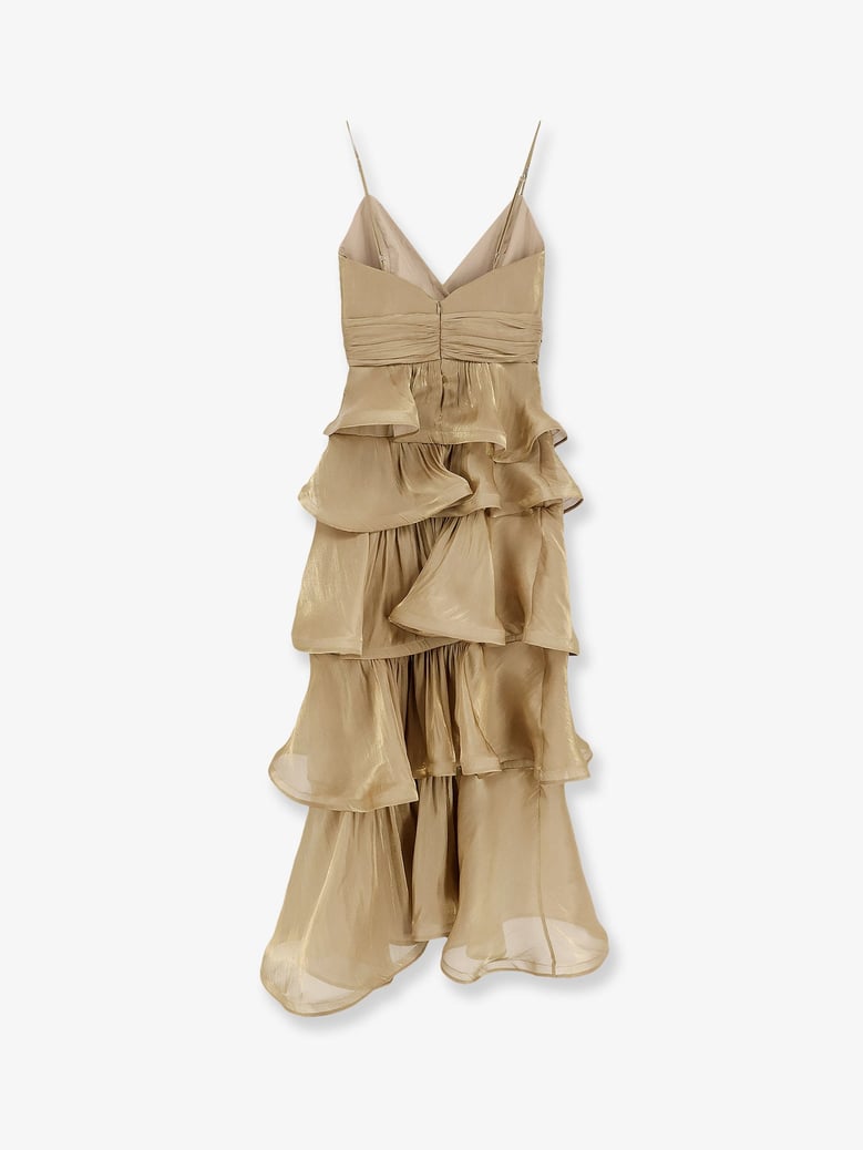 long flounced dress by Selfnex