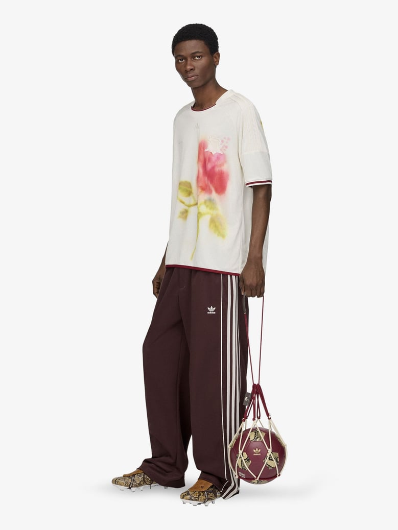 recycled track trousers brown by Selfnex