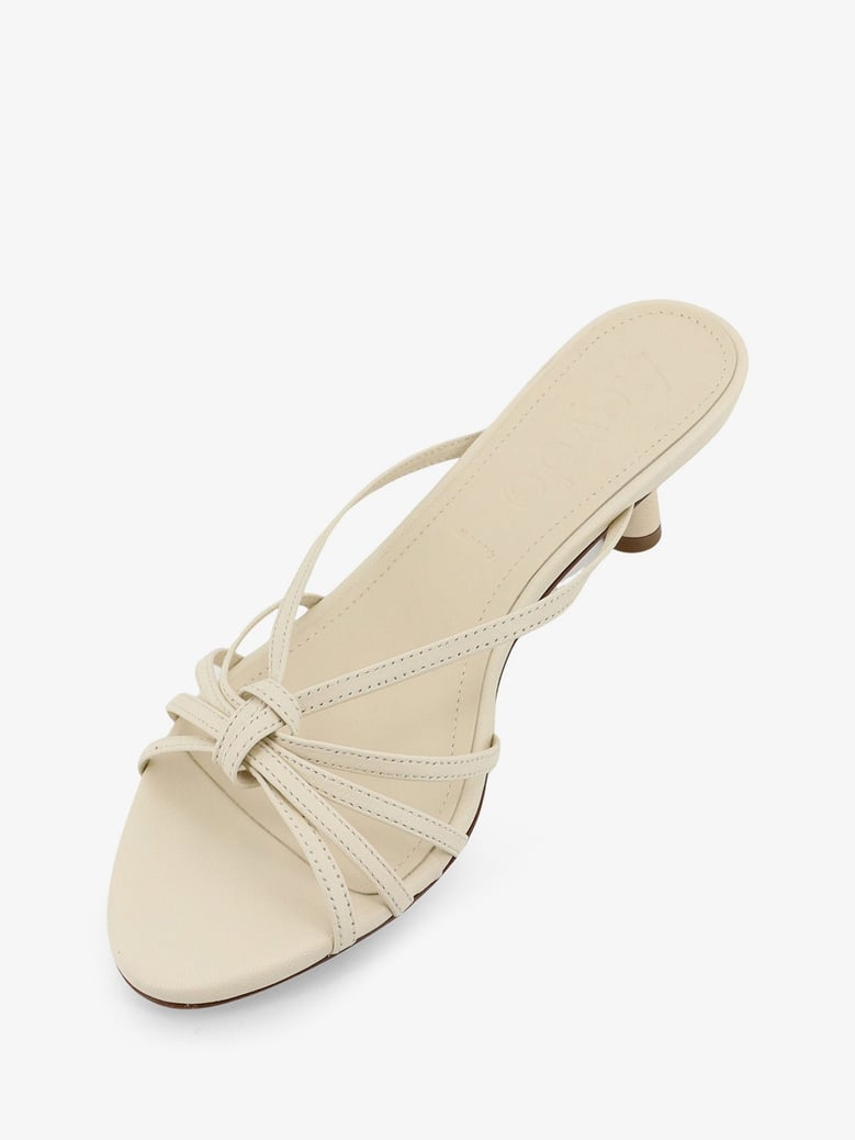 sandals abby beige leather by Selfnex