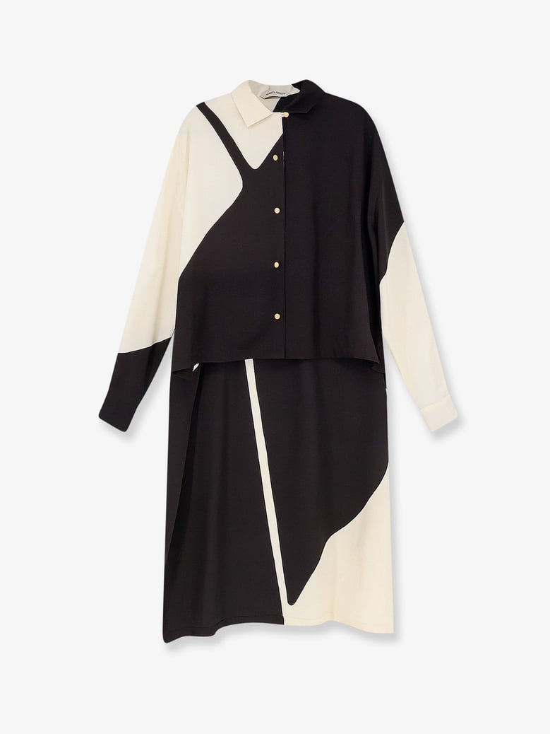 viscose shirt black by Selfnex