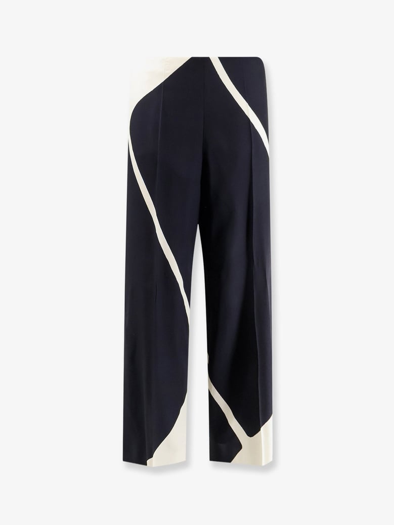 trousers bicolour print black by Selfnex