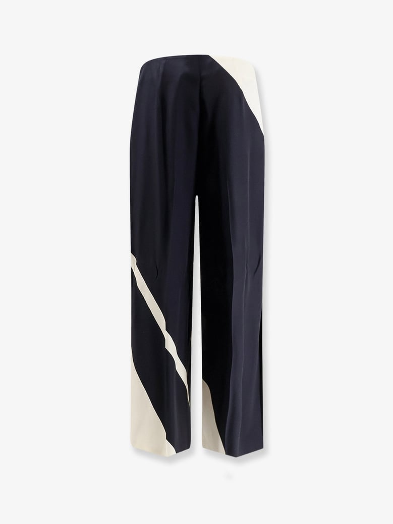 trousers bicolour print black by Selfnex