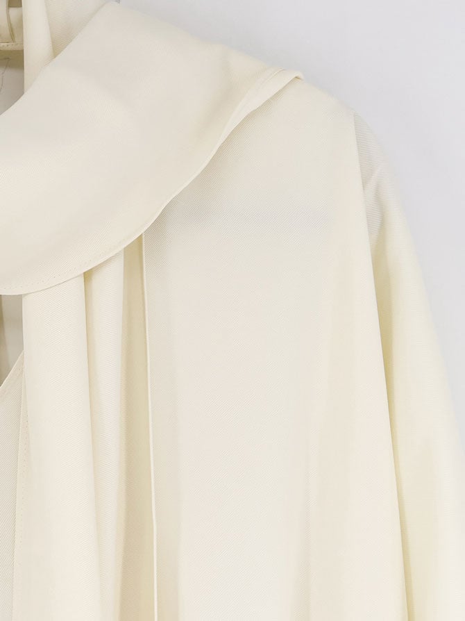 long viscose dress beige by Selfnex