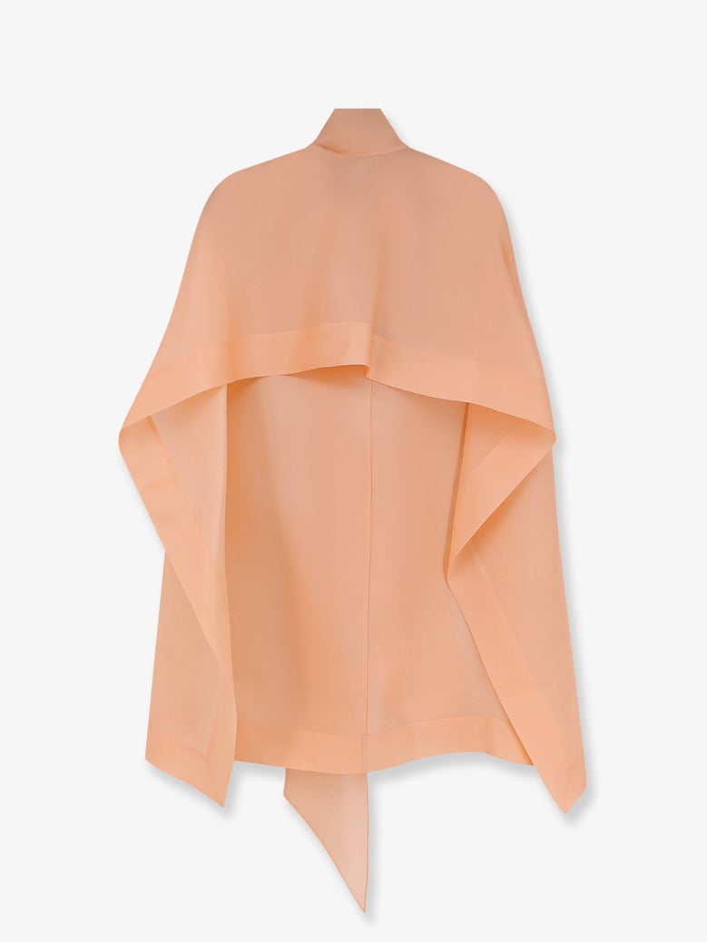 cape in pink silk by Selfnex