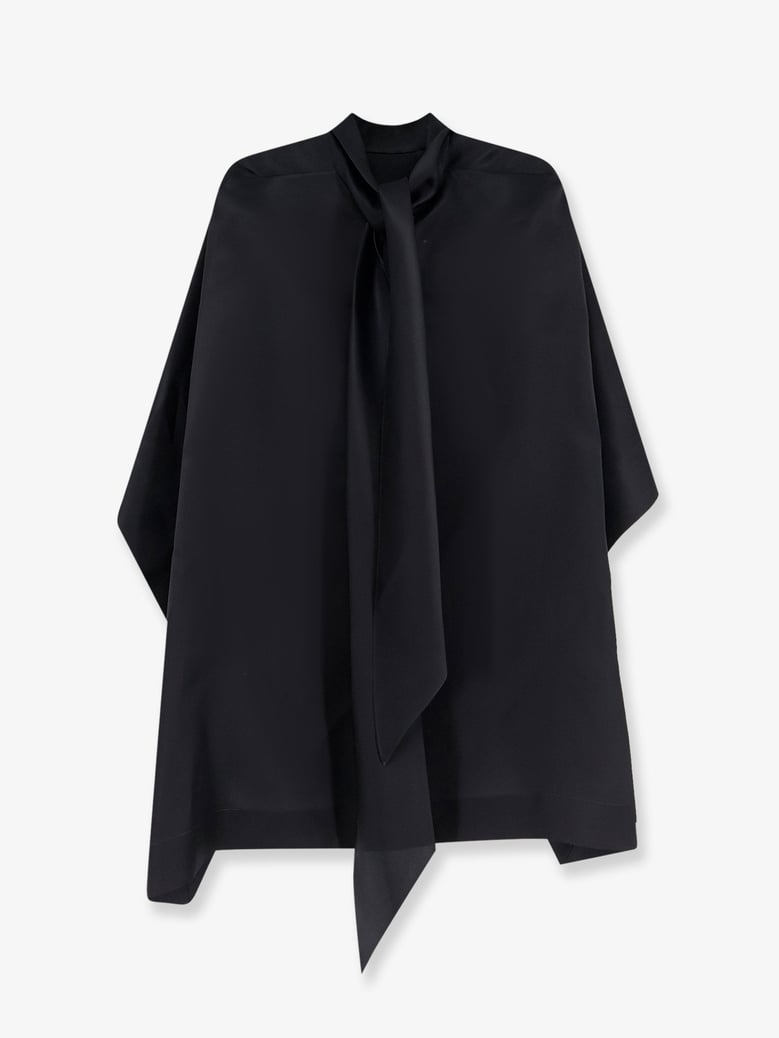 silk cape black by Selfnex