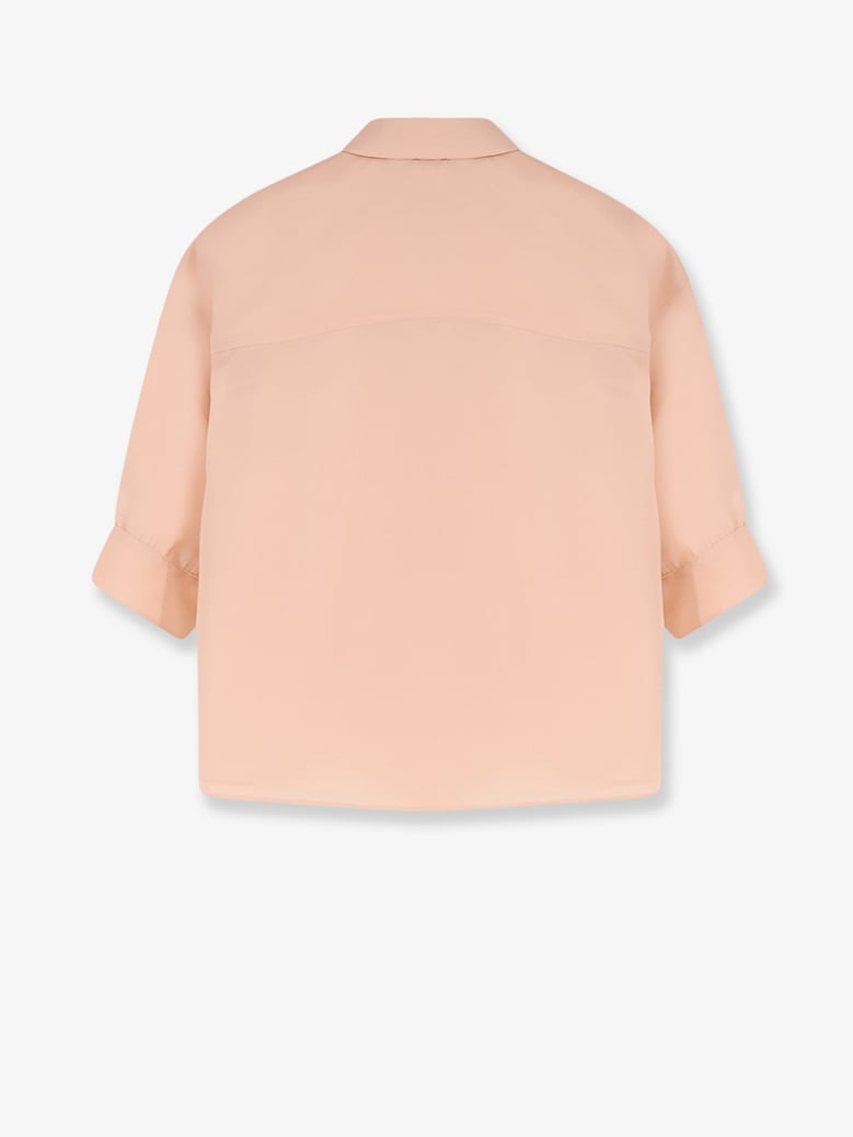 silk shirt pink by Selfnex