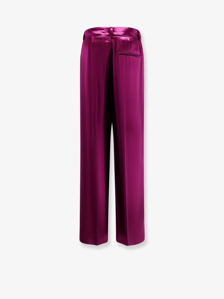 satin trousers with pinces by Selfnex